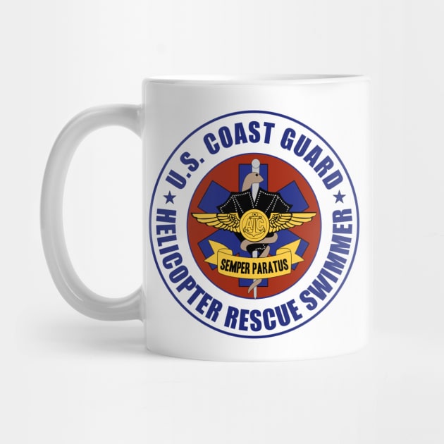 USCG Helicopter Rescue Swimmer patch by MilitaryVetShop